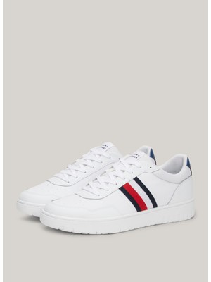 Tommy Hilfiger Beyaz Erkek Sneaker Th Basket Core Lite