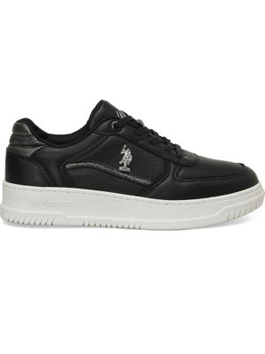 U.S. Polo Assn. Grace Kadın Yürüyüş Ayakkabısı Siyah PU Malzeme ve Havuz Taban Özelliği