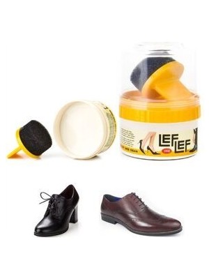 Nuri Leflef Pratik Cilalı Krem Naturel Ayakkabı Bakım Boyası 50 ml