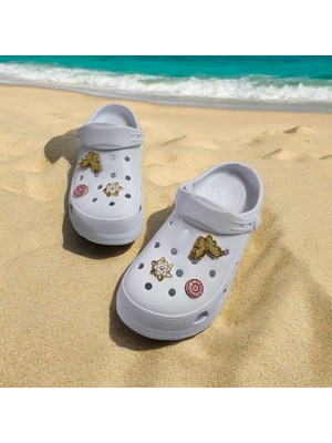 Çocuk Günlük Taş Sticker Detaylı Eva Deniz,plaj,sahil Terliği