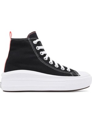 Converse Chuck Taylor All Star Move Canvas Platform Kadın Günlük Ayakkabı 271716C Siyah