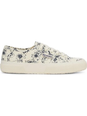 Superga 2750 Sketched Flowers Kadın Günlük Ayakkabı S6122Nw-Ae7-Sp Bej