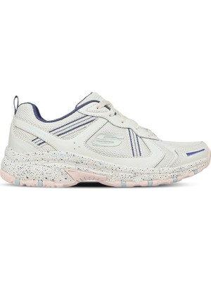 Skechers Hillcrest - Vast Adventure Kadın Spor Ayakkabı Beyaz Nefes Alabilir Yapı ile Konforlu 149820-OFNV Beyaz