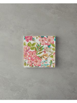 English Home Flowery Kağıt 20'li Kağıt Peçete 33X33 cm Renkli