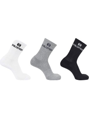 Salomon Everyday Crew 3-Pack 3 Çorap LC1445300 Beyaz