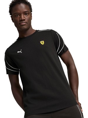 Puma Ferrari Race Mt7+ Erkek Siyah Günlük Stil Tişört 62704501