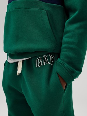 Erkek Çocuk Yeşil Gap Logo Jogger Fleece Eşofman Altı