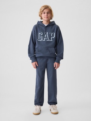 Gap Erkek Çocuk Lacivert Gap Logo Relaxed Fransız Havlu Kumaş Sweatshirt