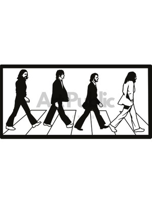 Ansac Metal Beatles Metal Duvar Tablosu 60 X 29CM