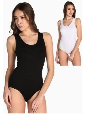 Tutku Kadın Siyah 6'lı Paket Geniş Askılı Likralı Çıtçıtlı Body Atlet Armadashop6 Yeni Sezon