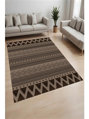 Eliana Home Dijital Baskı Yıkanabilir Kaymaz Taban Salon Halısı ve Yolluk LN111-FNL417