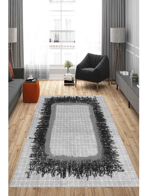 Eliana Home Dijital Baskı Yıkanabilir Kaymaz Taban Salon Halısı ve Yolluk LN165-FNL471