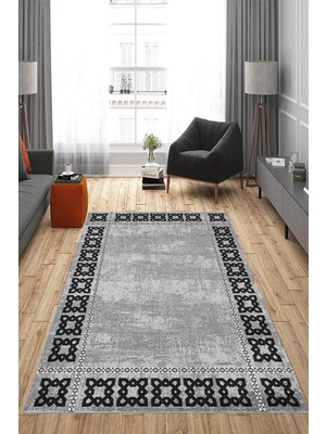 Eliana Home Dijital Baskı Yıkanabilir Kaymaz Taban Salon Halısı ve Yolluk LNA0820-FNL30