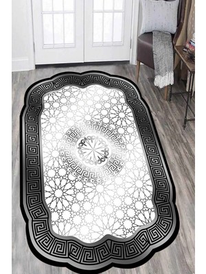 Eliana Home Dijital Baskı Yıkanabilir Kaymaz Taban Salon Halısı ve Yolluk LNA0933-FNL166