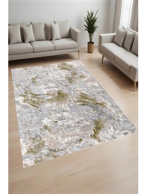 Rovigo Home Dijital Baskı Yıkanabilir Kaymaz Taban Salon Halısı ve Yolluk RV007-FNL257