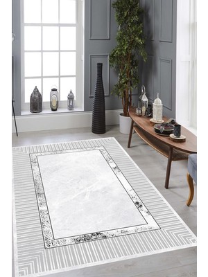 Eliana Home Dijital Baskı Yıkanabilir Kaymaz Taban Salon Halısı ve Yolluk LNA0904-FNL119