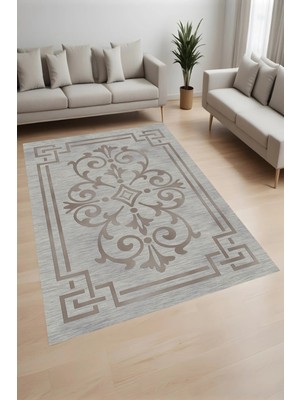 Eliana Home Dijital Baskı Yıkanabilir Kaymaz Taban Salon Halısı ve Yolluk LN057-FNL330