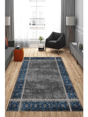 Eliana Home Dijital Baskı Yıkanabilir Kaymaz Taban Salon Halısı ve Yolluk LNA0821-FNL31