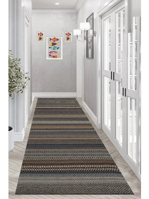 Eliana Home Dijital Baskı Yıkanabilir Kaymaz Taban Salon Halısı ve Yolluk LNA0960-FNL209