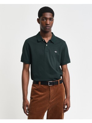 Gant Erkek Yeşil Regular Fit Polo Yaka Polo 2210.374