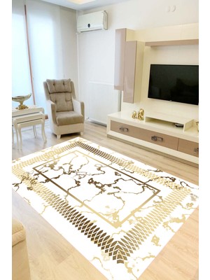 Eliana Home Dijital Baskı Yıkanabilir Kaymaz Taban Salon Halısı ve Yolluk LNA0848-FNL58