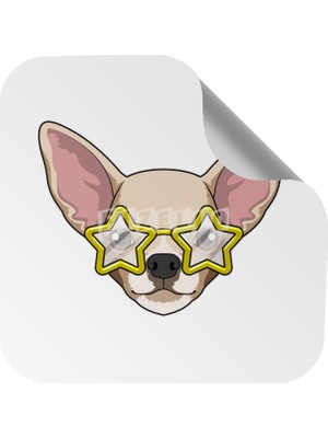 Fizello Dog With Sunglasses Sticker