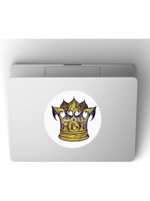 Fizello Bitcoin Crown Illustration Sticker