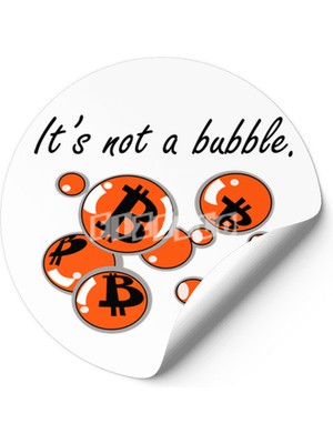 Fizello Bitcoin Bubble Sticker