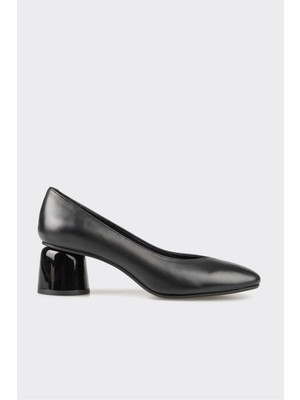 Elle Siyah Kadın Topuklu Ayakkabı