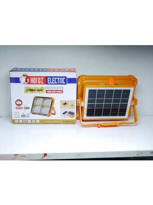 Horoz Electric Hrz 400 Watt Solar Şarjlı 3 Modlu Çakarlı