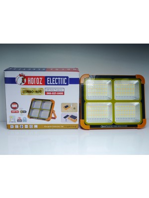 Horoz Electric Hrz 400 Watt Solar Şarjlı 3 Modlu Çakarlı