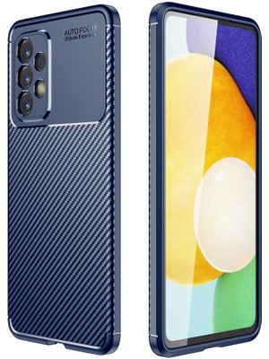 Adige Samsung Galaxy A53 Kılıf Negro Karbon Desen Silikon + Ekran Koruyucu