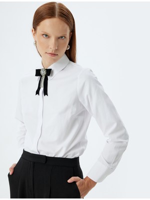 Koton Basic Gömlek Uzun Kollu Slim Fit