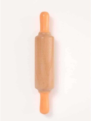 Childgen Mini Ahşap Merdane-turuncu