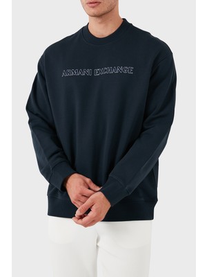 Armani Exchange Pamuklu Bisiklet Yaka Sweat Erkek Sweat 6dzmba Zjadz 1510