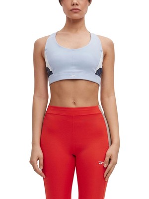 Reebok Lux Racer Bra Kadın Mavi Askılı Sporcu Sütyeni