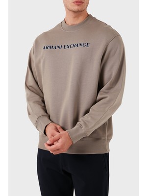 Armani Exchange Pamuklu Bisiklet Yaka Sweat Erkek Sweat 6dzmba Zjadz 17AC