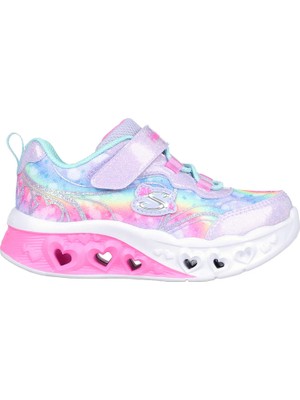 Skechers Flutter Heart Lights - Groovy Swirl Işıklı Kız Bebek Spor Ayakkabı