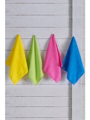 Riva Ma Ultra Emici 30X30CM 4 Lü Mikrofiber Iz Bırakmayan Kurulama ve Temizleme Bezi