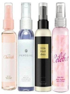Avon Belinay Cherish , Incandessence , Perceive , Little Black Dress 100ML Kadın Vücut Spreyi