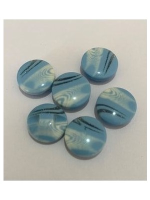 öztürk Damarlı Polyester Bebe Düğme 1.5cm 6'lı Paket