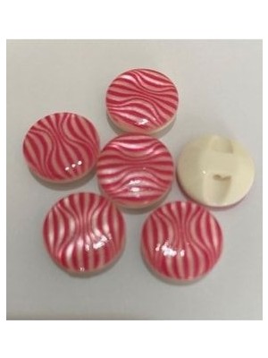 öztürk Sedef Kaplı Bebe Düğme. 1.5cm 6'lı Paket.