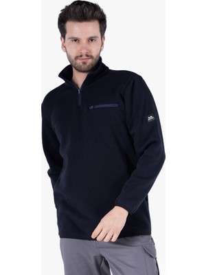 Yıldırımlar Yıldırımlar 3 İplik Dik Yakalı Fermuarlı Sweatshirt