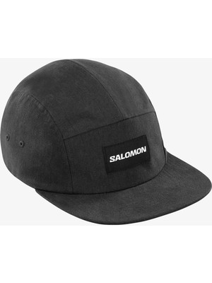 Salomon Five Panel Unisex Şapka - Siyah