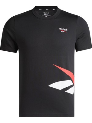 Reebok Rı Cross Check Tee Siyah Erkek Kısa Kol T-Shirt