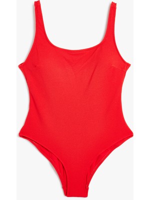 Koton Basic Mayo U Yaka Kalın Askılı Astarlı