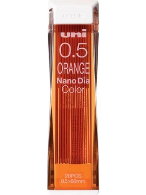 Uni Nano Dia  0.5 mm Kalem Ucu - Orange