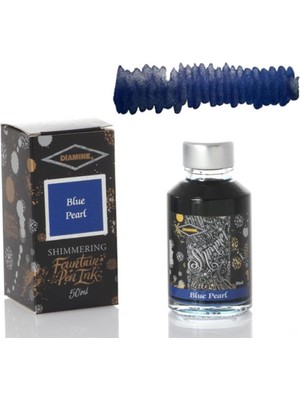 Diamine Ink Shimmering Mürekkep Blue Pearl