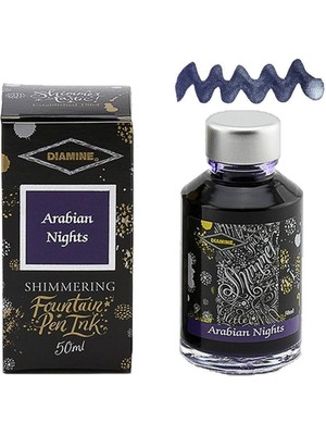Diamine Ink Shimmering Mürekkep Arabian Nights 2018