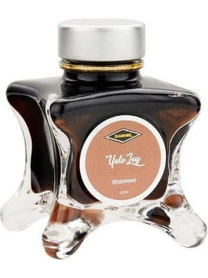 Diamine Inkvent  Green Edition Shimmer Collection Şişe Mürekkep 50ML Yule Log